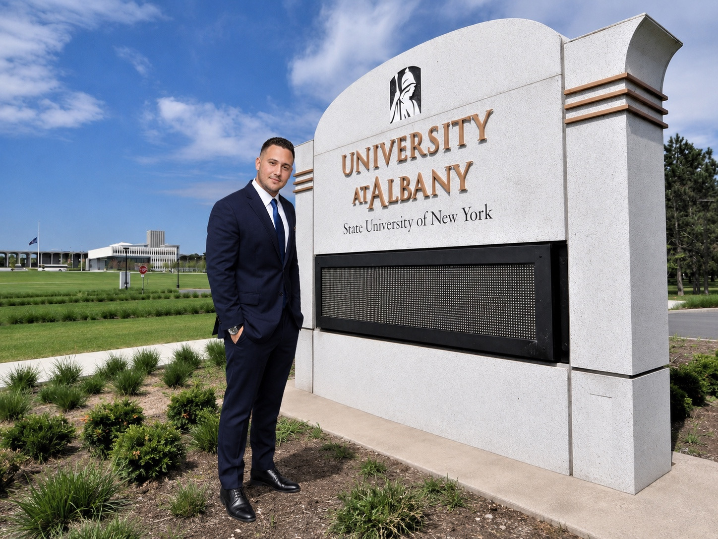 Dominick Strippoli at the University at Albany, State University of New York
