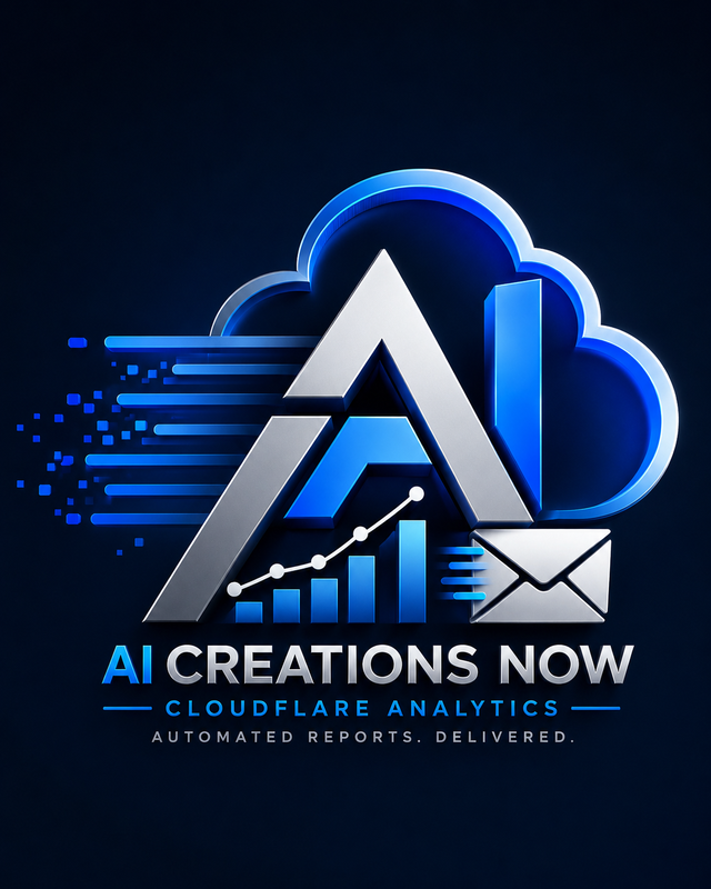 AI Creations Now Cloudflare Analytics Reporter